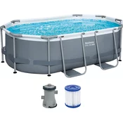 Bestway Power Steel 3.05m x 2.00m x 84cm Oval Pool Set MIGANEO - 1 Set