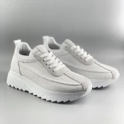Mona Shoes Ženske patike, Kožne, Bele