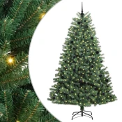 Umjetno božicno drvce s nogom Zelena 240 cm PVC i metal