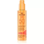 NUXE Sun Melting Spray vodoodporna zaščita pred soncem za telo SPF50 150 ml