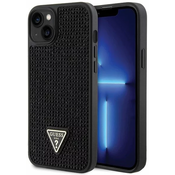 Guess iPhone 14 Plus 6.7 black hardcase Rhinestone Triangle (GUHCP14MHDGTPK)