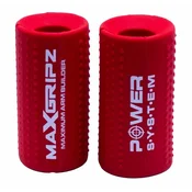 Power System Mx Gripezzi Fitness Handles for Barbells Color Blue M 2 pieces