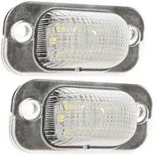 shumee VW Golf II Jetta II Seat Toledo I LED luči za registrske tablice 2 kom. set