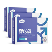 3x INSTANT STRONG – Performance Boost, kompleks za moške, skupaj 45 kapsul