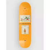 Arbor Amelia 8.5 Folklore Skateboard Deck orange