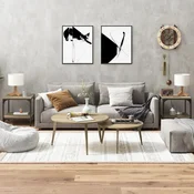 Bocni stolici 2 kom boja hrasta 40x40x40 cm konstruirano drvo