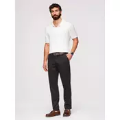 Moške ombre chino hlače REGULAR FIT - črne