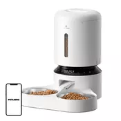 Petlibro PETLIBRO Granary 5l posoda za hrano z dvojno posodo (bela)