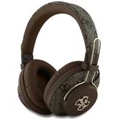 Slušalke Guess Headphones Bluetooth ENC    Metal 4G Logo brown (GUBHS72P4FC4MW)