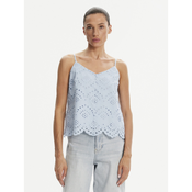 PIECES Top PCVILDE  svetlo modra
