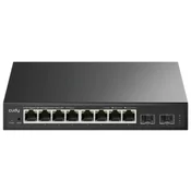 Cudy GS108ES2 V1.0 Switch 8× GbE, 2× 1.25G SFP Extend Mode VLAN Mode