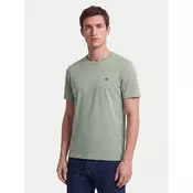 Gant Majica Shield 2003184 Svetlo zelena Regular Fit