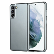 Ovitek za Samsung S21+ 5G | Goospery I Jelly METAL | Silver