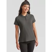 Graphite Womens Polo Fruit of the Loom