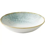 CHURCHILL Homespun Accents Aquamarine Globok krožnik, coup, o: 182 mm (12 kos)
