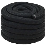 vidaXL Večnamenska uporabna vrv 40 mm 5 m Črna PP
