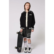 Otroška bomber jakna Dkny črna barva, D62232
