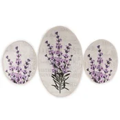 Lessentiel Maison Kupatilski otirac Lavender, 3 komada, Bež-ljubicasti