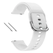 Silikonski pašček za Amazfit Active Edge band 20 mm močan, bel