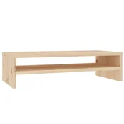 Vidaxl Stojalo za zaslon 50x24x13 cm trdna borovina
