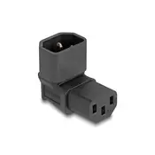Delock Napajalnik IEC 60320 - C14 na C13, vtič/vtičnica, 2,5 A, 90°, pravokotni