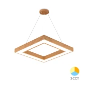 Braytron LED visilica BRY-BLADE-PD-KVADRATNA-DRVO-36W-3U1