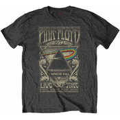 Pink Floyd Majica Carnegie Hall Poster Charcoal S