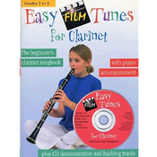 EASY FILM TUNES FOR CLARINET WITH PIANO+CD