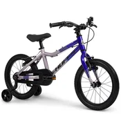 HUFFY LiteRide 16-palčno lahko aluminijasto otroško kolo, srebrno in modro