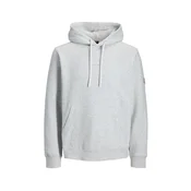 JACK & JONES Majica Point svetlo siva