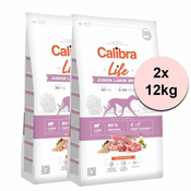 Calibra Dog Life Junior Large Breed Lamb 2x12 kg