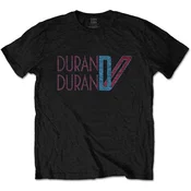 Duran Duran Double D Logo Black M Majica