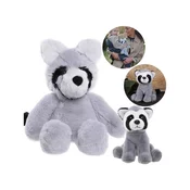 Charlie Bears Charlie Bears, Komplet dveh plišastih igrač iz serij Bear&Me in Cuddle Cubs, RAKUN – idealno za dojenčke in otroke