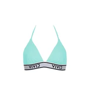 VIVID Bikini zgornji del voda/črna/bela
