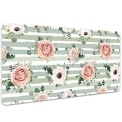 Decormat Namizna podloga Striped roses 90x45 cm