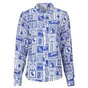 Pieces PCSAYLOR LS SHIRT WVN Modra