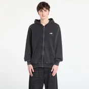 Mikina RIPNDIP Castanza Zip Up Hoodie Black Vintage Wash M