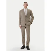 HUGO Obleka Henry/Getlin232X 50557616 Bež Slim Fit