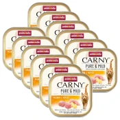 Animonda Carny Pure & Mild Adult - piščanec in sir 12 x 100 g