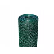 shumee Šesterokotna mreža za ograjo zelena 0,5m x 5m 40mm
