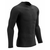 Muška kompresijska odjeca Compressport On/Off Base Layer Long Sleeve Top - black
