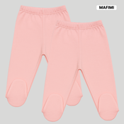 Mafimi Pamucne Pantalonice sa stopicom set od 2 - kajsija