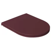 ISVEA INFINITY WC sedež, SLIM, mehko zapiranje, enostavna demontaža, maroon rdeča