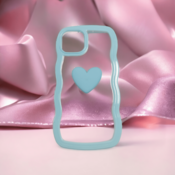 Ovitek Heart Color za Apple iPhone 14, Teracell, modra