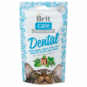 Brit Care Dental mačji priboljški - Varčno pakiranje: 3x50 g