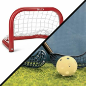 FIDA mini komplet za hokej/floorball z SKLZ goloma – 2 palici, 2 gola in žogica