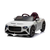Beneo Elektrické autíčko Bentley Bacalar 12V, biele, Dvere otvárajúce sa nahor, 2.4 GHz diaľkové ovládanie, LED svetlá, USB/Aux Vstup, Odpruženie, Lítiová batéria, 2 X 25W motor, ORIGINÁL licencia