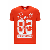 Russell Athletic DALTON S/S CREWNECK TEE SHIRT, moška majica, oranžna A40161