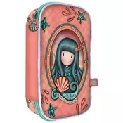 SANTORO Pernica puna ovalna 1zip 1preklop Washed Ashore Gorjuss 1046GJ20