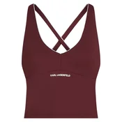 Karl Lagerfeld Top bordo / bela